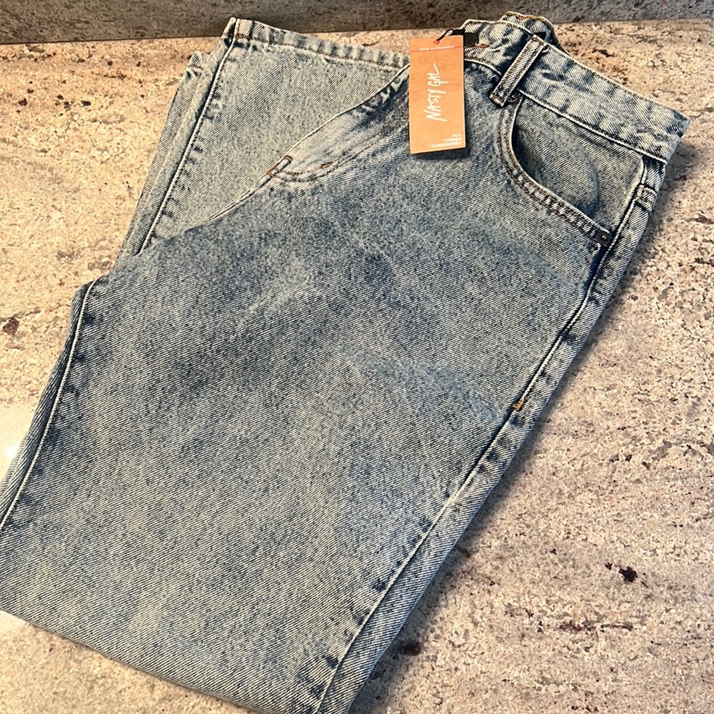 Organic Denim High Waist Mom Jeans